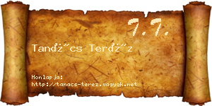 Tanács Teréz névjegykártya